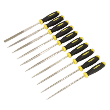 Sealey - Diamond Needle File Set 10pc 100mm