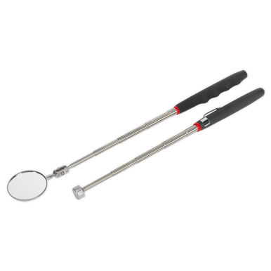Sealey - Telescopic Magnetic Pick-Up Tool and Inspection Mirror Set 2pc