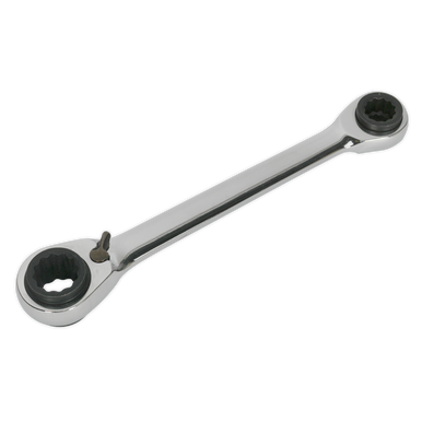 Sealey - Ratchet Ring Spanner 4-in-1 Reversible Metric S0983