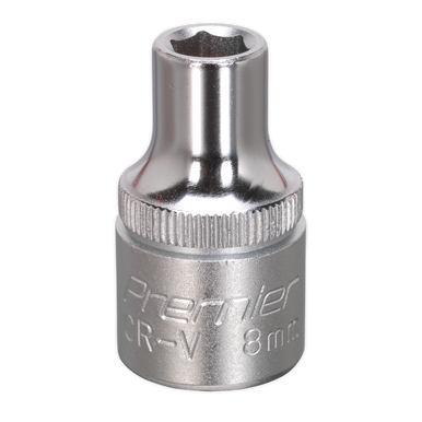 Sealey - WallDrive Socket 8mm 1/2inchSq Drive