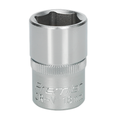 Sealey - WallDrive Socket 18mm 1/2inchSq Drive S1218
