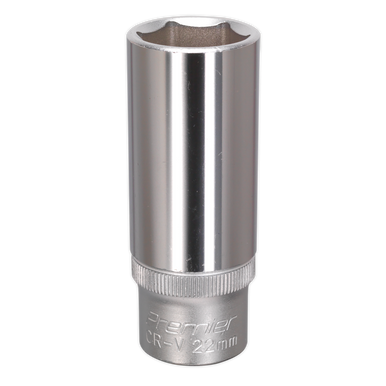 Sealey - WallDrive Socket 22mm Deep 1/2inchSq Drive S1222D