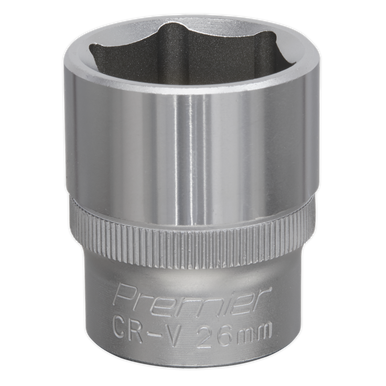 Sealey - WallDrive Socket 26mm 1/2inchSq Drive S1226