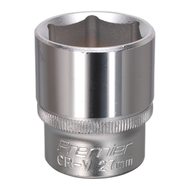 Sealey - WallDrive Socket 27mm 1/2inchSq Drive S1227