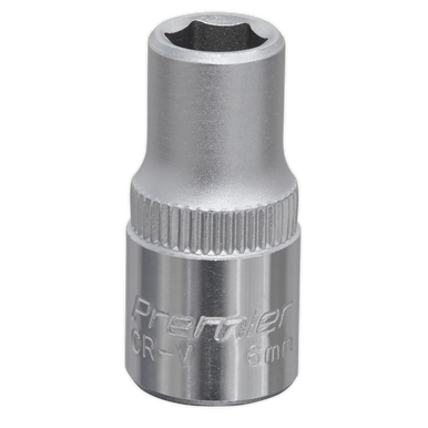 Sealey - WallDrive Socket 6mm 1/4inchSq Drive