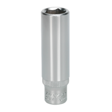 Sealey - WallDrive Socket 10mm Deep 1/4inchSq Drive