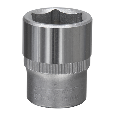 Sealey - WallDrive Socket 14mm 1/4inchSq Drive