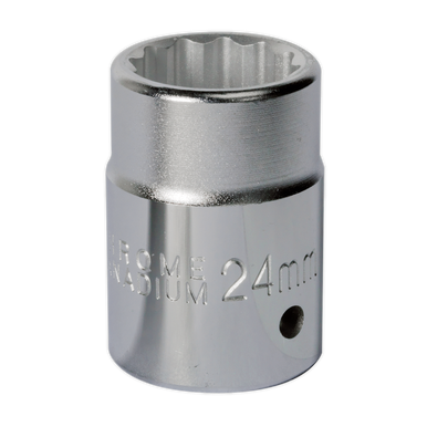 Sealey - WallDrive Socket 24mm 3/4inchSq Drive