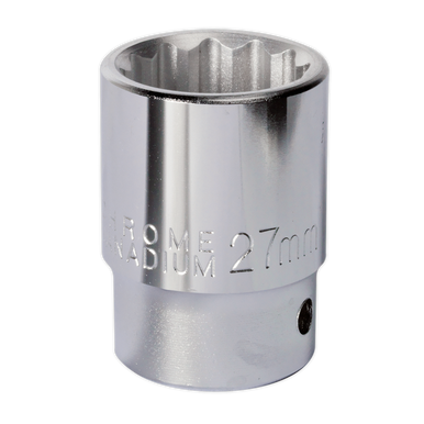 Sealey - WallDrive Socket 27mm 3/4inchSq Drive