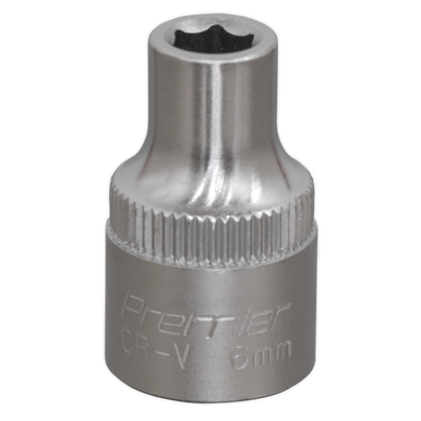 Sealey - WallDrive Socket 6mm 3/8inchSq Drive