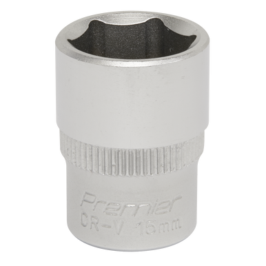 Sealey - WallDrive Socket 15mm 3/8inchSq Drive S3815