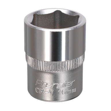 Sealey - WallDrive Socket 16mm 3/8inchSq Drive S3816