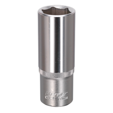 Sealey - WallDrive Socket 17mm Deep 3/8inchSq Drive S3817D