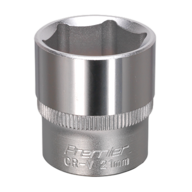 Sealey - WallDrive Socket 21mm 3/8inchSq Drive