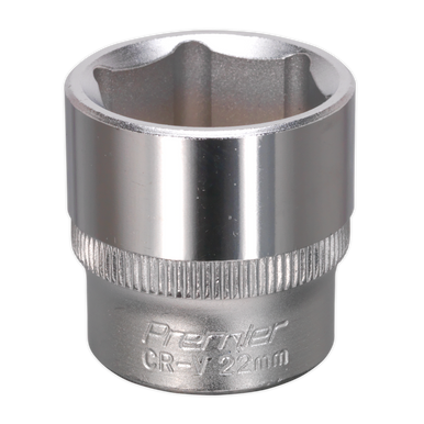 Sealey - WallDrive Socket 22mm 3/8inchSq Drive