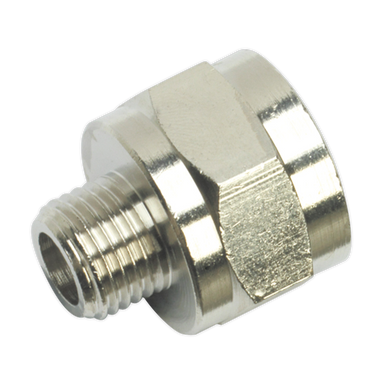 Sealey - Adaptor 1/4inchBSPT Male to 1/2inchBSP Female