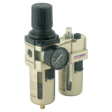 Sealey - Air Filter/Regulator/Lubricator Max Airflow 105cfm