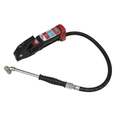 Sealey - Premier Anodised Digital Tyre Inflator with Twin Push-On Connector