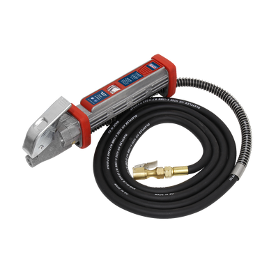 Sealey - Tyre Inflator 2.7m Hose with Clip-On Connector