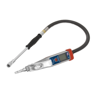 Sealey - Digital Tyre Inflator 0.5m Hose with Push-On Connector