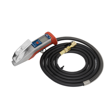 Sealey - Digital Tyre Inflator 2.7m Hose with Clip-On Connector