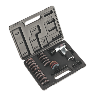 Sealey - Air Mini Sander Kit 50mm 35pc