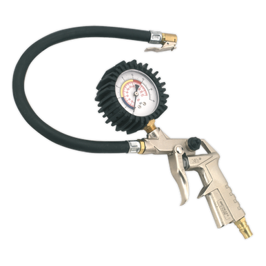 Sealey - Tyre Inflator with Clip-On Connector SA924