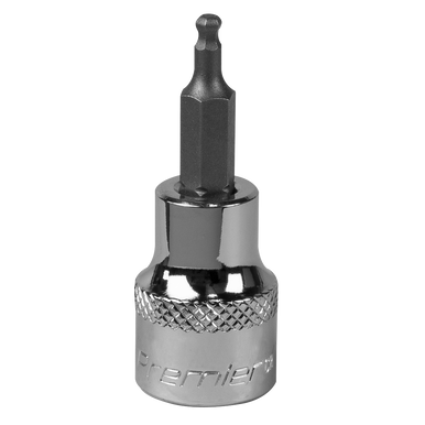 Sealey - Ball-End Hex Socket Bit 3mm 3/8inchSq Drive