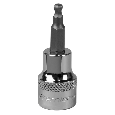 Sealey - Ball-End Hex Socket Bit 4mm 3/8inchSq Drive