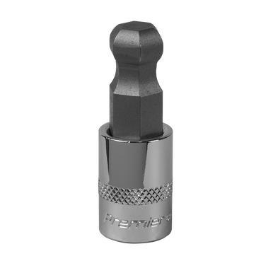 Sealey - Ball-End Hex Socket Bit 12mm 3/8inchSq Drive