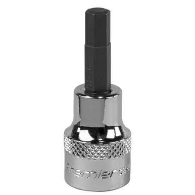 Sealey - Hex Socket Bit 6mm 3/8inchSq Drive