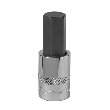Sealey - Hex Socket Bit 12mm 3/8inchSq Drive