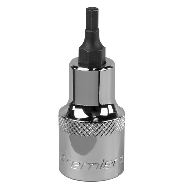Sealey - Hex Socket Bit 4mm 1/2inchSq Drive