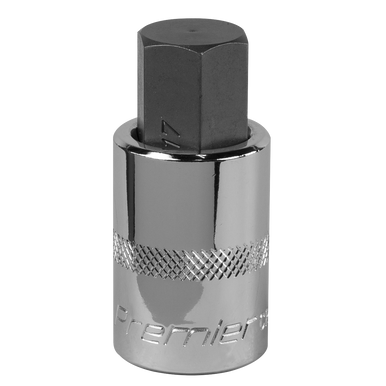 Sealey - Hex Socket Bit 17mm 1/2inchSq Drive