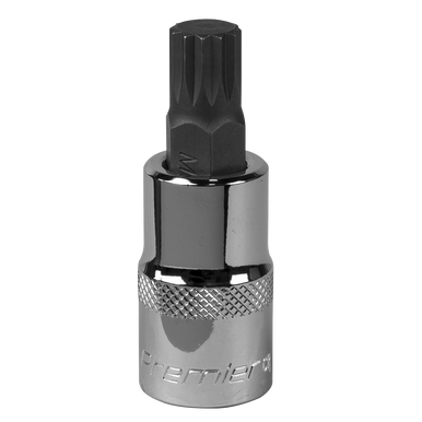 Sealey - Spline Socket Bit M12 1/2inchSq Drive