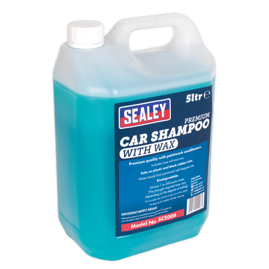Sealey - Car Shampoo Premium with Wax 5L