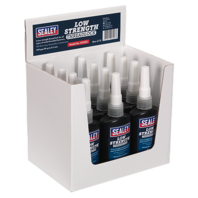 Sealey - Thread Lock Low Strength 50ml Pack of 12