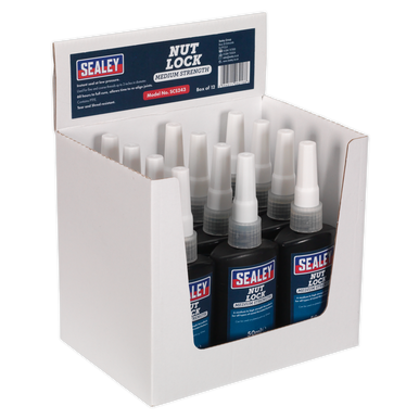 Sealey - Nut Lock Medium Strength 50ml Pack of 12