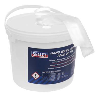 Sealey - Hand Wipes Bucket Pack of 150