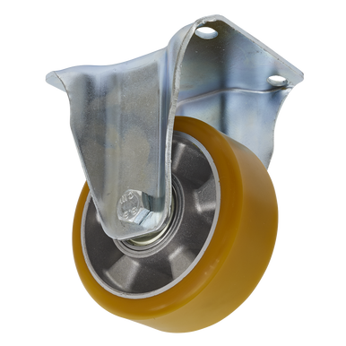 Sealey - Castor Wheel Fixed Plate Dia125mm SCW5125FP