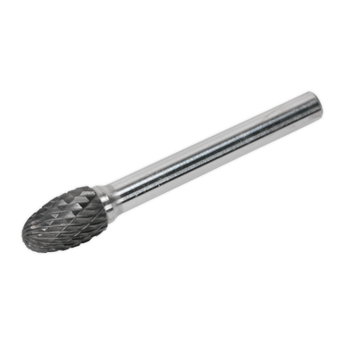 Sealey - Tungsten Carbide Rotary Burr Oval 10mm