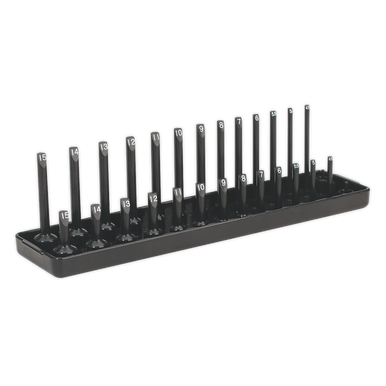 Sealey - Socket Holder 1/4inchSq Drive 4-15mm