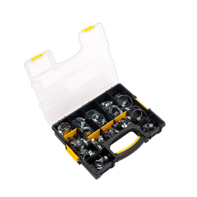 Sealey - Hose Clip Assortment 85pc Dia8-57mm
