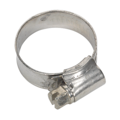 Sealey - Hose Clip Stainless Steel Dia16-27mm Pack of 10