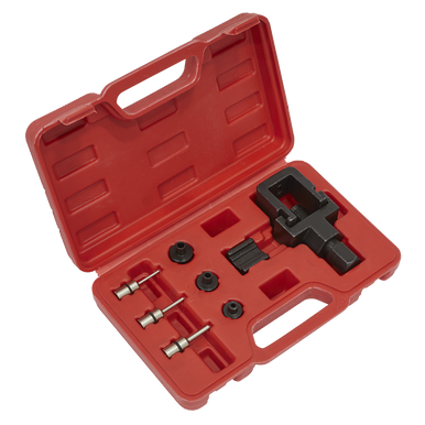 Sealey - Motorcycle Chain Splitter and Riveting Tool Set Heavy-Duty