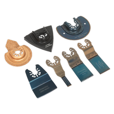 Sealey - Multi-Tool All-Purpose Blade Set 7pc