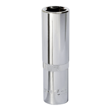 Sealey - WallDrive Socket 15mm Deep 1/2inchSq Drive Fully Polished