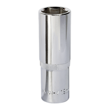 Sealey - WallDrive Socket 19mm Deep 1/2inchSq Drive Fully Polished