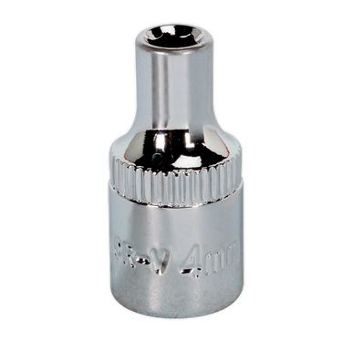 Sealey - WallDrive Socket 4mm 1/4inchSq Drive Fully Polished