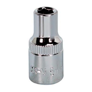 Sealey - WallDrive Socket 5mm 1/4inchSq Drive Fully Polished